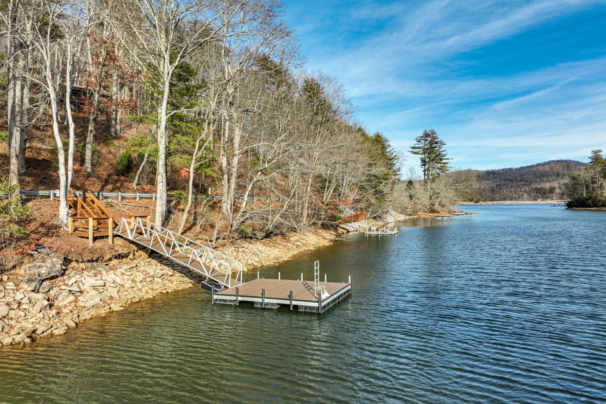 Lakeside Cashiers Cabin With Private Boat Dock! 쿨로우히 외부 사진