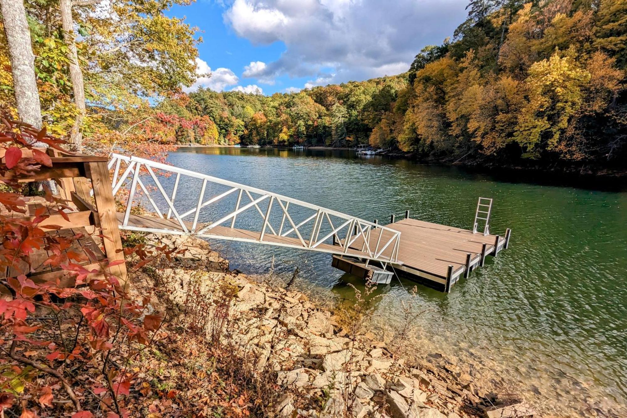 Lakeside Cashiers Cabin With Private Boat Dock! 쿨로우히 외부 사진